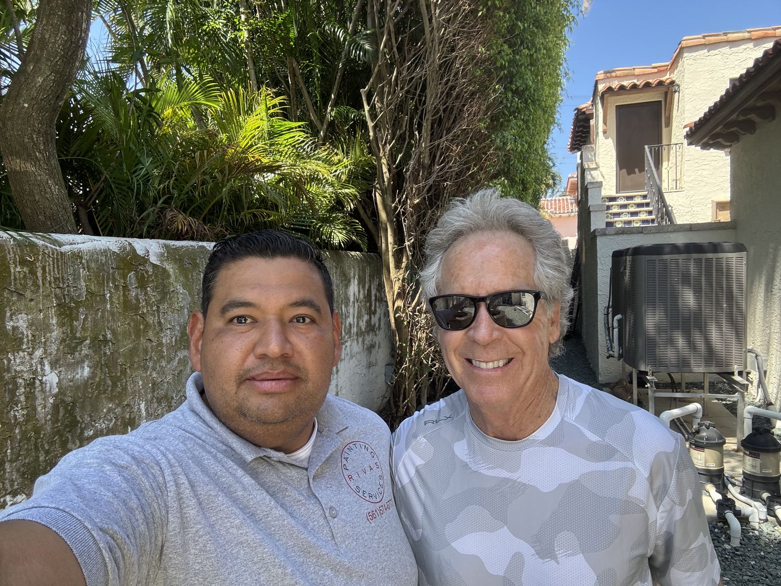 Luis Rivas with Palm Beach County homeowner client